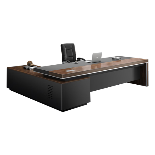 Shijin Furniture (shijinjiaju) executive desk boss desk simple modern president desk manager supervisor desk and chair combination executive boss desk furniture <thickness> 2.4 meters side cabinet