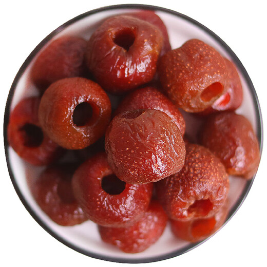 Liushiduo Hollow Dried Hawthorn Fresh Seedless Candied Hawthorn Preserved Fruit Pulp Coreless Foodies Casual Snacks Afternoon Tea Hollow Hawthorn Boutique Canned 1000g