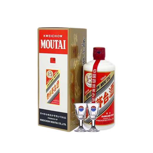 Moutai Feitian Moutai 53 degrees Sauce Flavor Type 500ml Single Bottle Overseas Version

