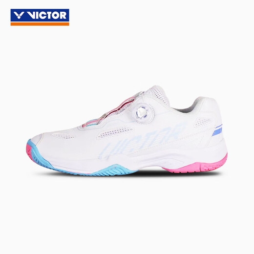 VICTOR Victory Badminton Shoes Victory A396-AQ Professional Sports Shoes New White/Light Rose Red Unisex Style A396 White/Light Rose Pink 37