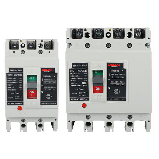 德力西（DELIXI）CDM1-125A塑壳断路器160A200A250A400A空气开关 80A 4P 400A 3P