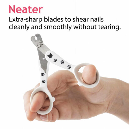 NECOICHI cat nail clippers, Japanese craftsmanship, 30% ultra-thin blade, stainless steel precision trimming, non-slip handle