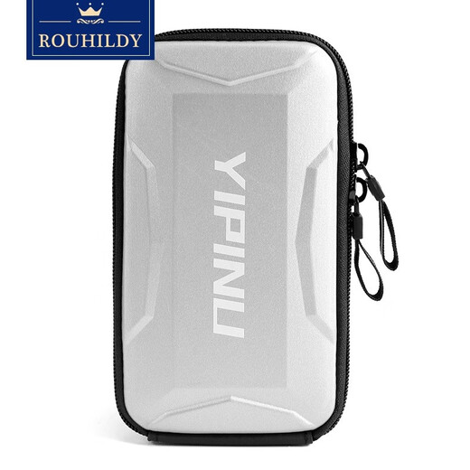ROUHILDY running mobile phone arm bag outdoor sports equipment men's and women's wrist bag arm cover anti-fall outdoor mobile phone bag waterproof fitness black