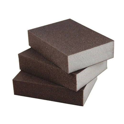 Enward Emery Sponge Magic Rubber Kitchen Cleaning and Rust Remover Pan Nano Emery Sponge Wipe 4 pieces of brown high-density 10x7x2.5cm emery