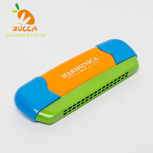 zucca safe children's harmonica toys instruments baby oral organ early education music kindergarten nostalgic harmonica 16-hole silicone shell harmonica little yellow duck