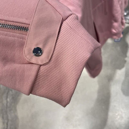 阿迪达斯 （adidas） 三叶草卫衣外套男装春秋季男士运动服宽松针织连帽套头衫上衣 HH9435粉色内里毛圈  S