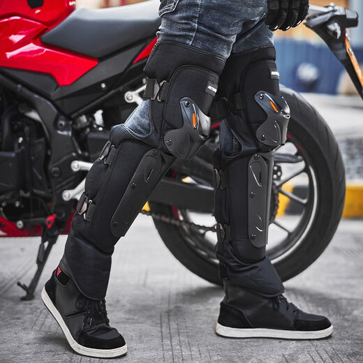 Modo Wolf winter motorcycle knee pads warm plus velvet windproof electric vehicle riding protective gear motorcycle leg guards anti-cold and anti-fall equipment