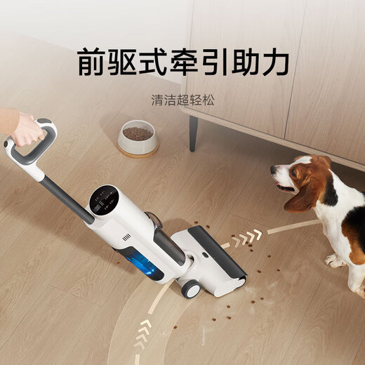 米家无线洗地机4C 家用扫地吸拖一体 15分钟高效速烘全链杀菌三重防缠毛 强悍吸力手持吸尘拖地机 米家无线洗地机4C