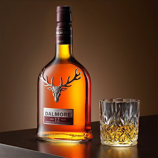 大摩（DALMORE）12年 苏格兰单一麦芽威士忌 洋酒 700ml
