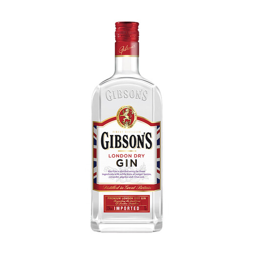 吉普森金酒 英国进口洋酒基酒 调酒基酒 gin酒琴酒 杜松子酒 吉普森杜松子酒 700mL 1瓶