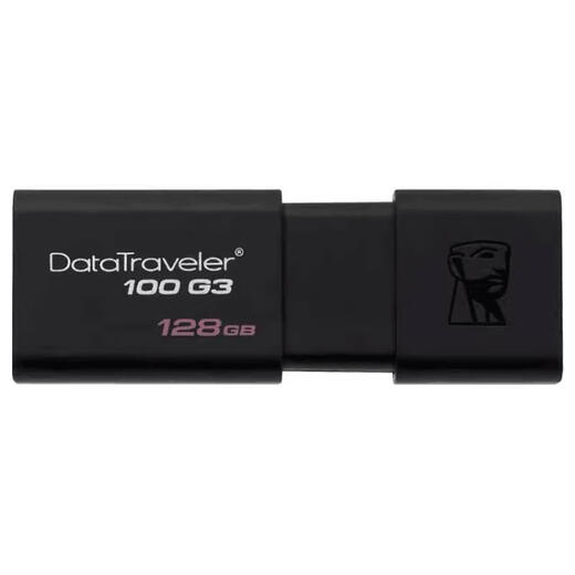 Original Kingston USB flash drive 16g32g64g128g high-speed 3.0 mobile phone and computer dual-purpose car wholesale dt100g3 black high-speed version + gift 128GB