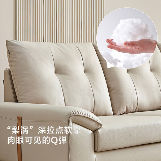 Quanyou Home Technology Fabric Sofa Living Room Simple Modern Cream Style Large Apartment Guifei Side Corner Sofa