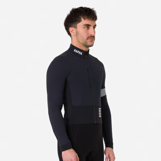 Rapha Official Men's Pro Team Competition Professional Winter Warm Road Cycling Jacket Jacket Black S