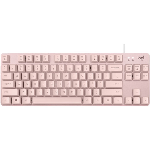 Logitech K835 mini mechanical keyboard wired mini computer competition game business office 84 key home computer blue and red axis Logitech K835 TTC black blue axis