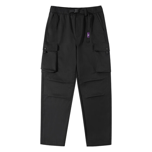 Camel (CAMEL) men's straight overalls urban light outdoor autumn and winter plus velvet warm wide-leg casual trousers M14CAWI644H