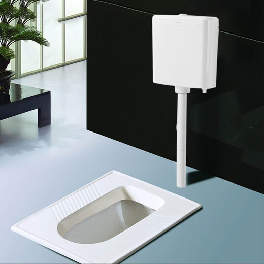 Kali Salle de bain Toiletage ménage squat Woilet Woilet Murd Mounts d'énergie Réservoir à chasse d'eau 11978T 11978T-W-MK Squat Water Tank