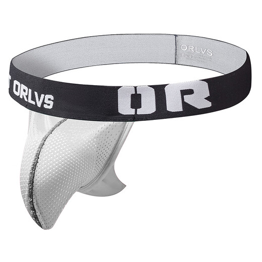 Please Confidential Shipping GAY Underwear Men's Strapless Thong Hollow See-through Mesh Exposed Buttocks T M 152 Mesh White