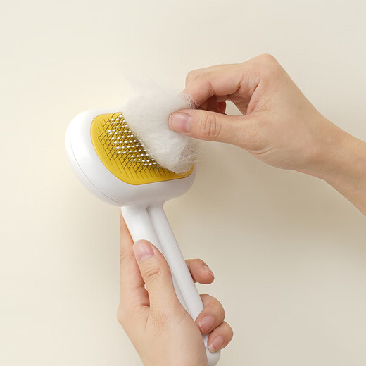 ZEZE cat comb cat hair comb cat and dog universal combing brush to remove floating hair cat supplies yellow model