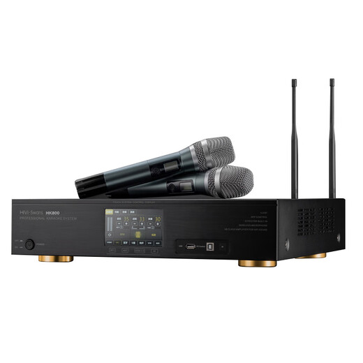 惠威（HiVi）HK800\HK1200智能三合一触屏功放舞台家庭卡拉OK功放机 hk800