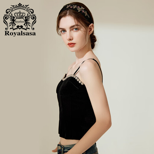 Royal sasa royal salsa hair hoop wide-brimmed hair headband imitation crystal handmade lace fabric hairpin hairpin head