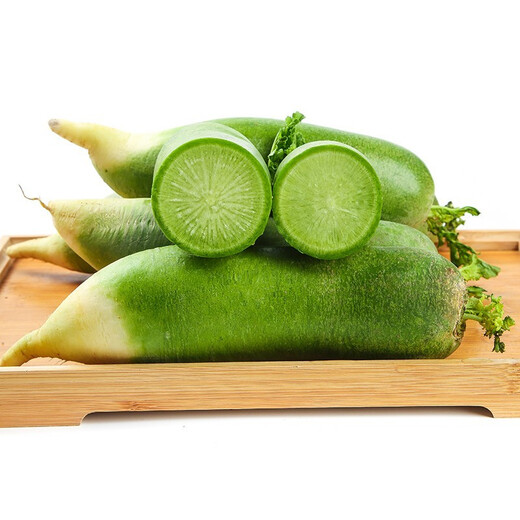 Jingxiansheng authentic Tianjin Shawo radish 9Jin Jin is equal to 0.5kg, single root is more than 300g, landmark style crispy and sweet fruit type, straight from the source