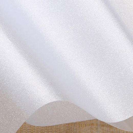 Jinguluo glass film self-adhesive PVC glass sticker 90cm wide 1 meter long (how many meters to shoot) white sand