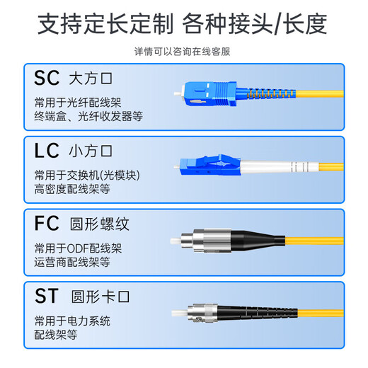 SK-LINK光纤跳线 ST-ST电信级单模单芯千兆万兆UPC光纤线9/125um光缆尾纤低烟无卤2米 SK-TXSM-STST2M