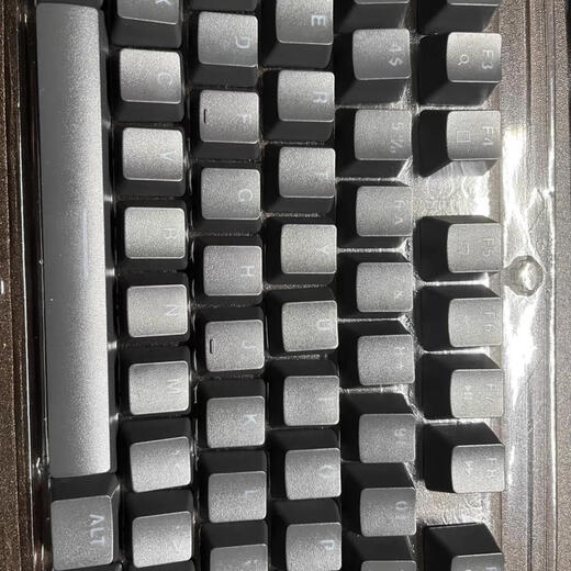 
Logitech Logitech original new Logitech K845 mechanical keyboard keycap original translucent two-color pudding cherry pudding white set 104 keys No