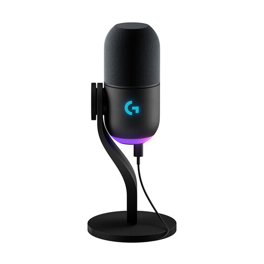 Logitech Blue Yeti GX Gaming Microphone USB Dynamic RGB Microphone Professional Karaoke Recording Microphone Laptop Mobile Game Influencer Live Broadcast Level Sound Quality Yeti GX Black-SF Express