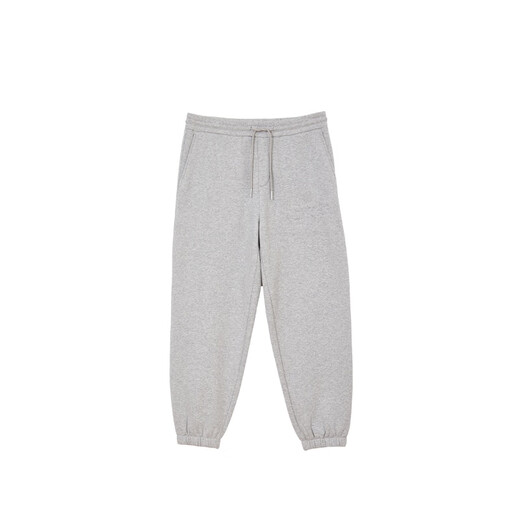 Jack Jones (JACK/JONES) men's autumn and winter plus velvet pants men's casual sports pants loose sweatpants warm trendy steel stamp trousers thick style light flower gray GH1 175/80A/MR