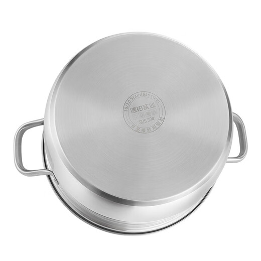 Debo steamer double-layer 304 stainless steel soup pot steamer induction cooker universal Sofitel 28cm
