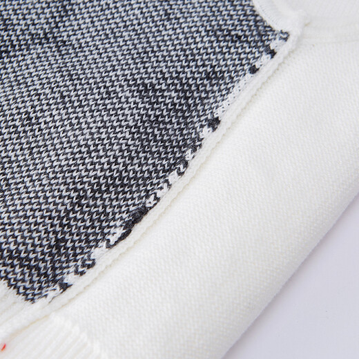 YINGSHI (YEHOO) [Gleicher Stil im Einkaufszentrum] Yingshi Kinderweste Mädchen Baumwollpullover V-Neck Strickweste Retro Style Jahr Frühling Yingshi White Yrbvj12126a 80 cm