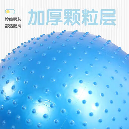 晨升瑜伽球按摩加厚防爆成人健身球家用儿童感球训练大龙球宝宝平衡球 紫-通光面款-【加厚抗压 无害】 45cm建议身高150以下