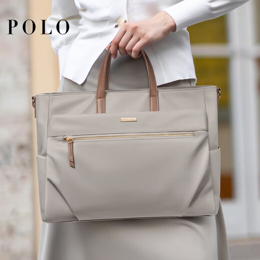 POLO computer bag women's briefcase 14/15.6 inch portable laptop bag business tote bag birthday gift