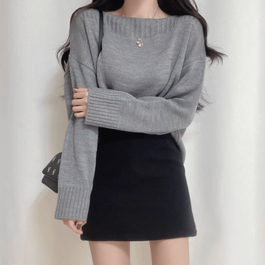 Hui Shihui Autumn and Winter Woolen Skirt Women's A-line Skirt Black Short Skirt Autumn and Winter Hip Skirt Skirt Suit Skirt Professional Skirt Women's Woolen Skirt Black Lined S Recommended 90-100 Jin Jin equals 0.5 kg