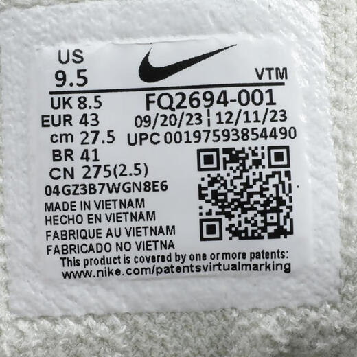 Nike Nike [大发发] Nike Air Max Scorpion FK SE Board Zapatos/Réplica FQ2694-001 44.5