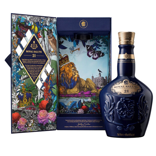 
Royal Salute 21 Years Scotland Blending Whiskey Wine Gift Overseas Edition Original Bottle Imported Royal Salute 21 Years 700ml