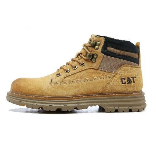 Carter Cat Men's Boots Красивые мужские повседневные материалы Martin Boots Mid Top Американские модные ретро-ботинки Классические классические Khaki-C20299 Кожаная обувь размер 41