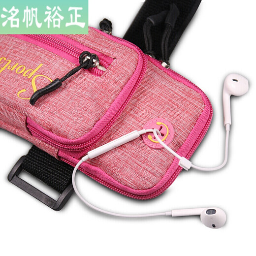 Jixingjiu Sports Arm Bag Running Mobile Phone Arm Cover Men's and Women's Universal Wrist Bag Arm Strap Bag Girls Fitness Equipment Arm A Blue