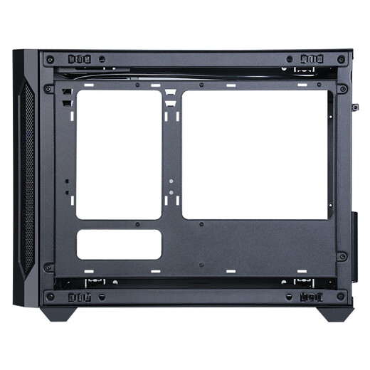 先马（SAMA）趣造air黑色 游戏办公桌面主机小机箱 三面网孔散热/易拆结构/支持matx主板ATX电源/双U3/顶部防尘