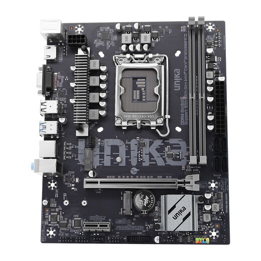 Shuangmin H610M Sniper series (Intel H610 /LGA 1700) supports G6900/12100/13100 entertainment office motherboard UN-H610M 666 DDR4 Sniper