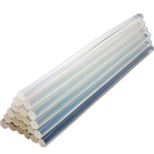 Boîte entière jilitienne 25 kg Bielle de colle à fonte chaude 7 mm-11 mm jaune transparent Viscosité élevée Hot dissous dissous Milky White Glue Strip forte haute température 7300 Viscosité élevée Transparent 20 Jin [Jin est égal à 0,5 kg] environ 1600 pièces