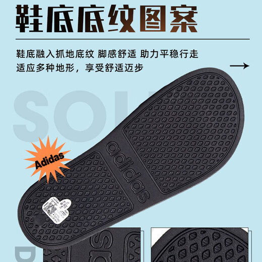 Adidas Pantoffeln Herrenschuhe und Frauenschuhe 25 Herbst neue Sandalen Sneaker Outdoor Beachschuhe Freizeitpantoffeln IF7371/All Black/One Flip-Flops 43 Innere Länge 26,5+cm