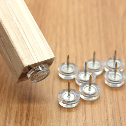 Wenducat chair foot pads, furniture foot nails, bed feet heightening, silicone pads for stools, tables and chairs, called pads for wardrobes, furniture, cabinets, foot pads, coffee table heightening, non-slip and anti-wear floor nail rubber pads, upgraded and thickened furniture foot and floor nails (20 pieces/diameter 16mm), rubber anti-slip, protects the floor, moisture-proof, anti-slip, anti-instability, and noise reduction.