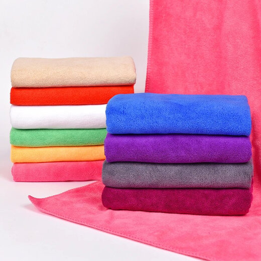 Barber shop special towel, hair salon hairdressing headband, thickened dry hair towel, absorbent, thickened, medium purple, 30x60cm