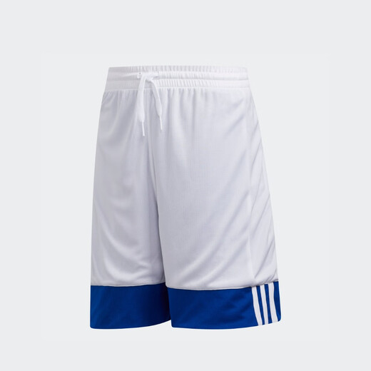 
adidas boys quick-drying comfortable double-sided wear basketball sports shorts children adidas official DY6625 college blue/white 164 CM