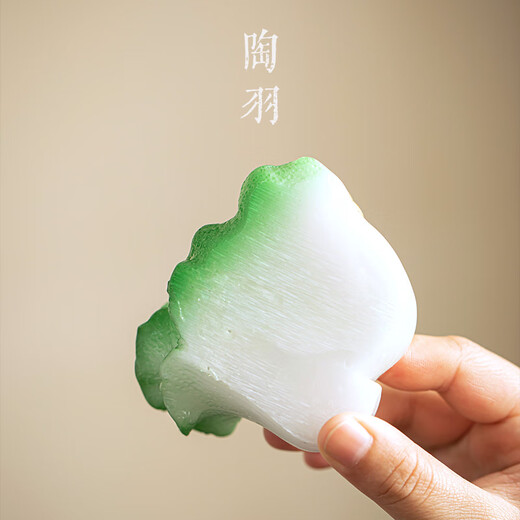 Tao Yu color-changing cabbage tea pet ornaments home tea table tea table decorations tea art small tea play kung fu tea set accessories Lucky pig fortune-changing tea pet