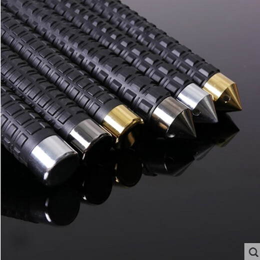 Savage Valley mold steel, solid dog-fighting stick, anti-dog stick, self-defense weapon, legal portable retractable stick, security, Hummer reinforced 26-inch black, extends 65CM, can break bricks