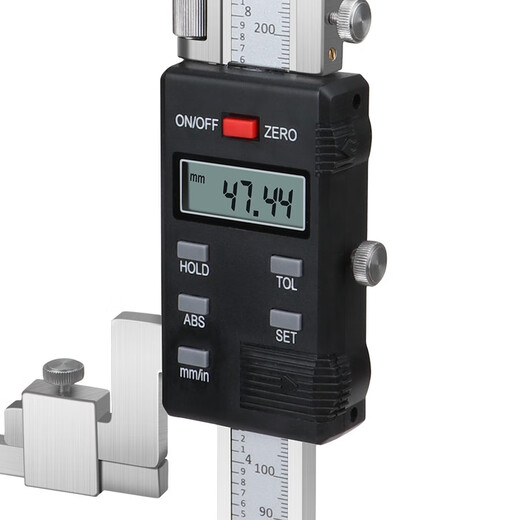 Three-quantity stainless steel digital display vernier height ruler 0-300mm marking ruler drawing line height marking head 0-500 JD003 digital display 0-500mm
