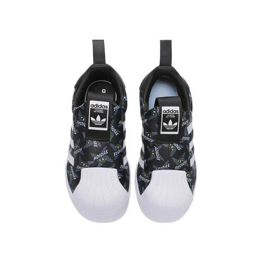 Adidas [大发发] Adidas Clover Boy Superstar 360 bequeme Freiluft -Kinderschuhe Ig9896 28